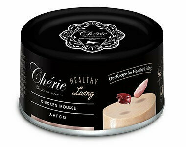 Pettric Cherie Healthy Living влажный корм для взрослых кошек мусс из курицы, в консервах - 80 г х 24 шт