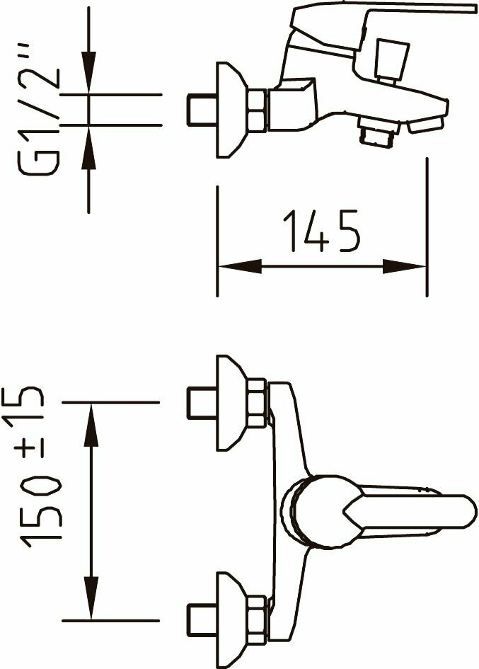 Смеситель для ванны Clever - фото №5