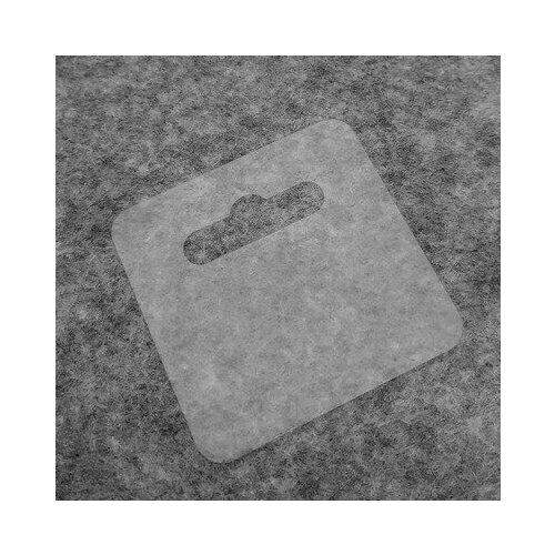 Держатель еврослот 60 х 60 мм самоклеящийся прозрачный 500 шт 3540₽