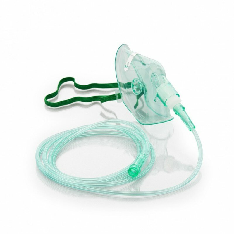 Маска кислородная для дыхания медицинская Mederen (размер L)