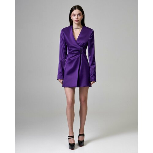 Платье Agalisio, размер S, фиолетовый пиджак agalisio размер s фиолетовый