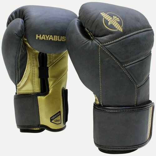 Изображение товара Боксерские перчатки Hayabusa T3 LX Obsidian Gold, 16 унций