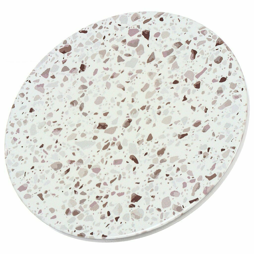 фото Подставка под горячее, керамика, круглая, 16 см, Камень, Y4-6665