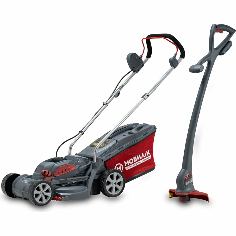 фото Аккумуляторная газонокосилка Мобил К XMA33 комфорт + триммер XTA25 комфорт