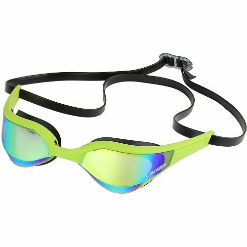 фото Очки плавательные larsen g2230dm салатовый