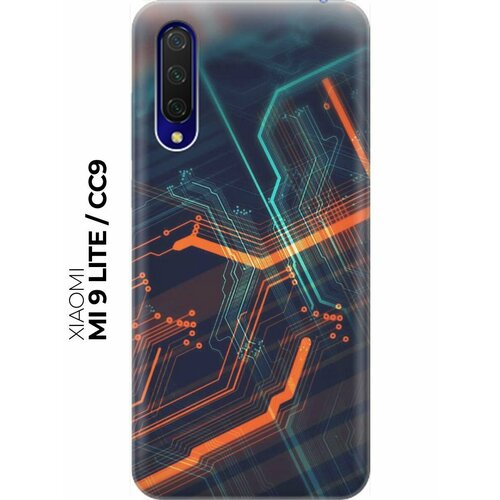 RE: PA Накладка Transparent для Xiaomi Mi 9 Lite / CC9 с принтом Микросхема силиконовый чехол на xiaomi mi 9 lite cc9 сяоми ми 9 лайт ми сс9 с принтом котики