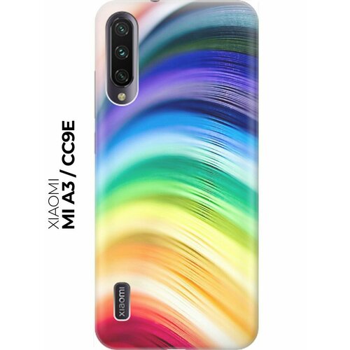 RE: PA Накладка Transparent для Xiaomi Mi A3 / CC9e с принтом Разноцветные нити re pa накладка transparent для xiaomi mi note 10 lite с принтом разноцветные нити