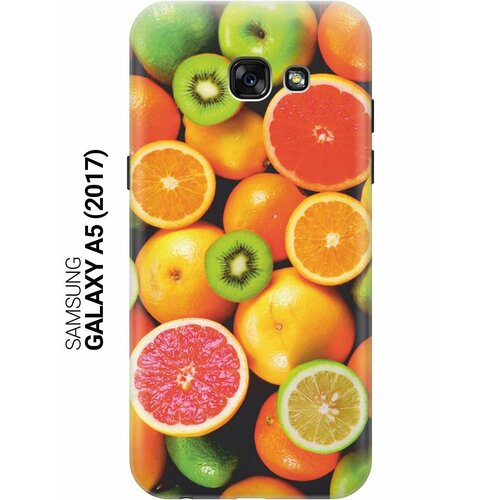 GOSSO Ультратонкий силиконовый чехол-накладка для Samsung Galaxy A5 (2017) с принтом Сочные фрукты gosso ультратонкий силиконовый чехол накладка для samsung galaxy m30 с принтом сочные фрукты