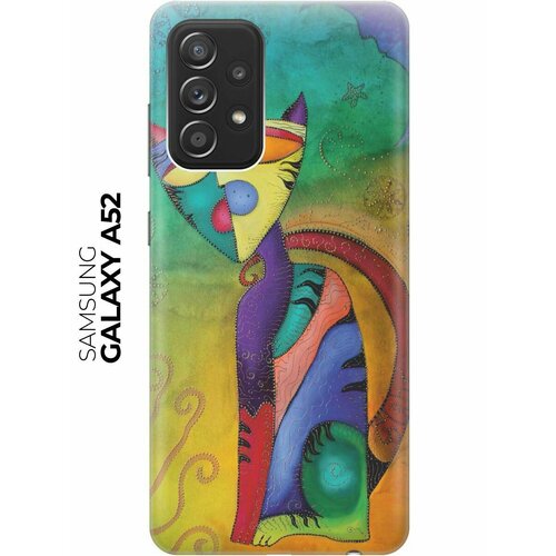 RE: PA Чехол - накладка ArtColor для Samsung Galaxy A52 с принтом Разноцветный котик re pa чехол накладка artcolor для samsung galaxy a52 с принтом с любовью