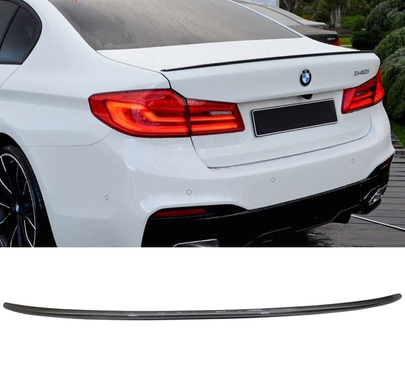 Спойлер на багажник для BMW 5-ой серии G30, G31, F90 от версии M5 черный мат — фото 4