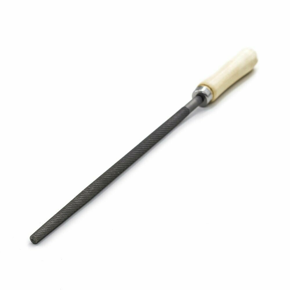 Напильник круглый 250 мм №2 деревянная ручка РемоКолор