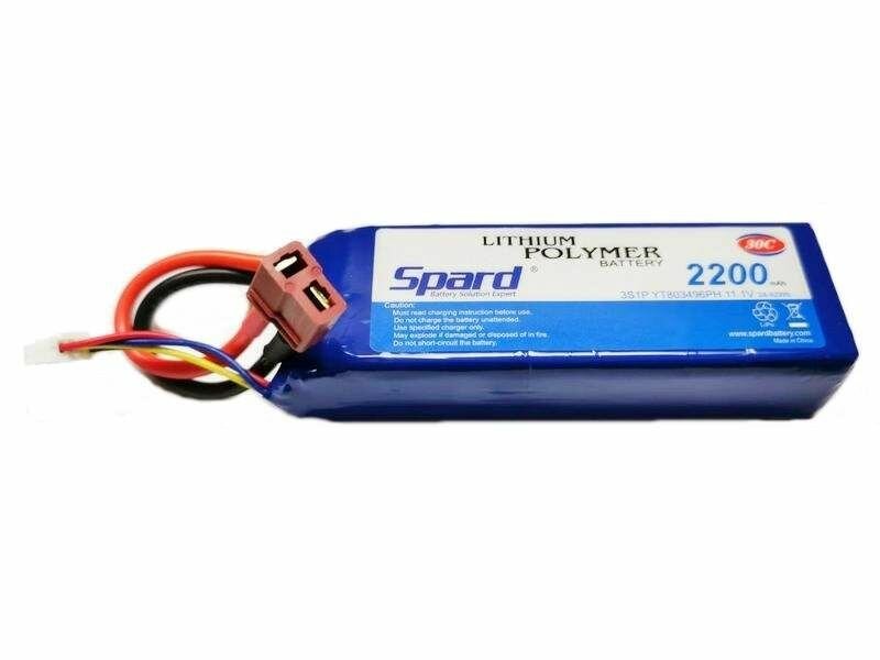Аккумулятор Li-Po Spard 2200mAh, 11,1V, 30C, T‐plug
