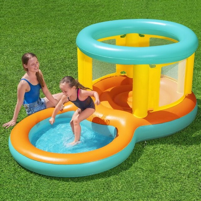 Bestway Водный игровой центр Aqua Jumper 239*142*102 см с батутом, клапан 52385