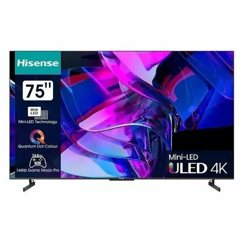 Телевизор hisense 75U7KQ черный 13364000₽