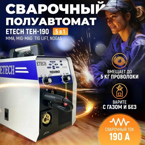 Сварочный аппарат полуавтомат ETECH TEH-190 1999000₽