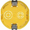 Подрозетник Systeme Electric для гипсокартона d68х46 мм 8 вводов желтый IP20 с металлическими лапками - изображение