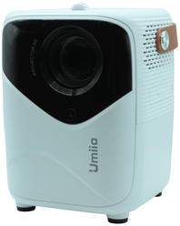 Проектор UMIIO,lingbo Q1 HDMI для приставки и компьютера Wi-Fi 5G Bluetooth, с штативом, белый