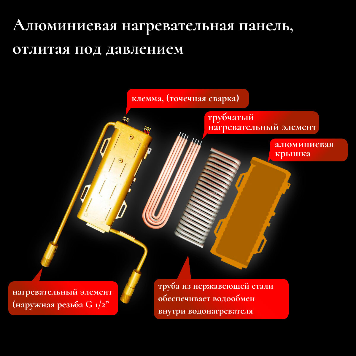 Электрический проточный водонагреватель PRIMOCLIMA VITA 8.5 кВт, белый - фотография № 3