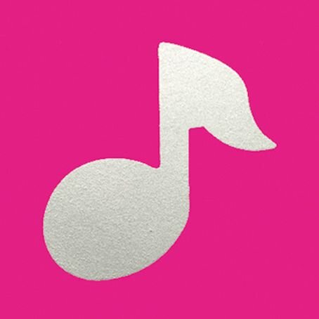 Дырокол EFCO "Музыкальная нота", фигурный, розовый, 2,5 см