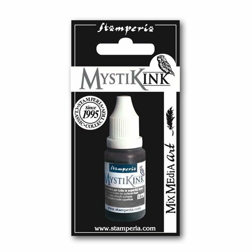 Краскa с экстра блеском Mystik ink флакон 7,5 х 14,8 см серый 18 мл STAMPERIA KAMYST10