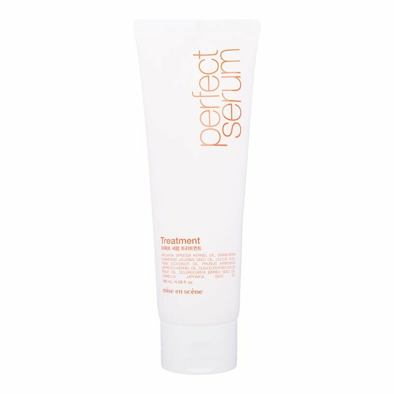 Питательная маска с маслами для поврежденных волос Mise En Scene Perfect Serum Treatment Pack 330ml - фото №15