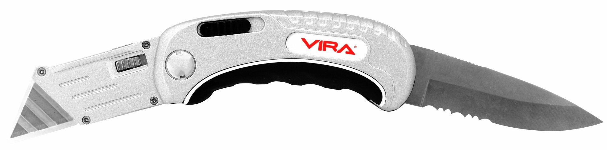 Нож Vira 19 мм складной 2в1 — фото 1