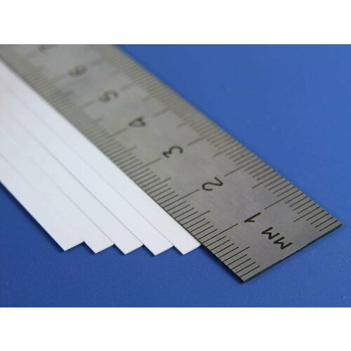 Полоска пластиковая для масштаба HO, 0.3х3.4 мм, 10 шт