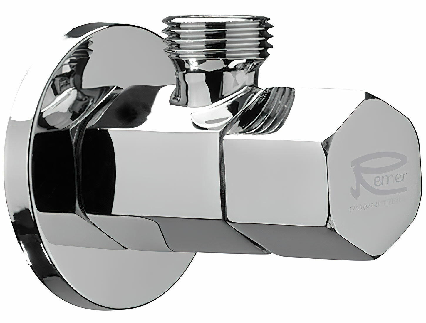 фото Угловой вентиль 1/2"x1/2" Remer Esagonale 128E1212