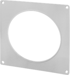 Пластина настенная для круглых воздуховодов Equation D150 мм пластик