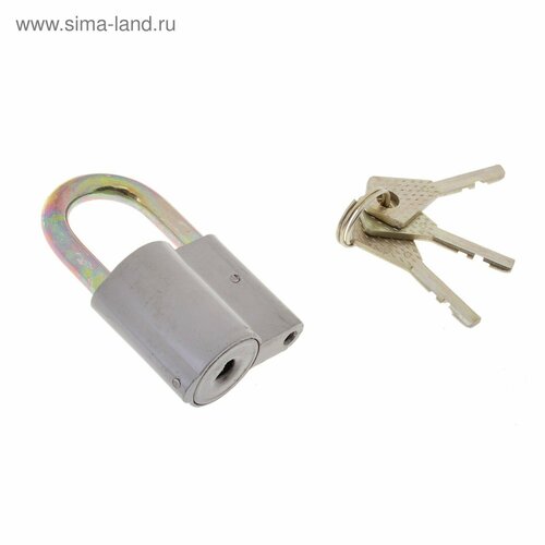 Замок навесной 42х66 мм 3 ключа 575₽