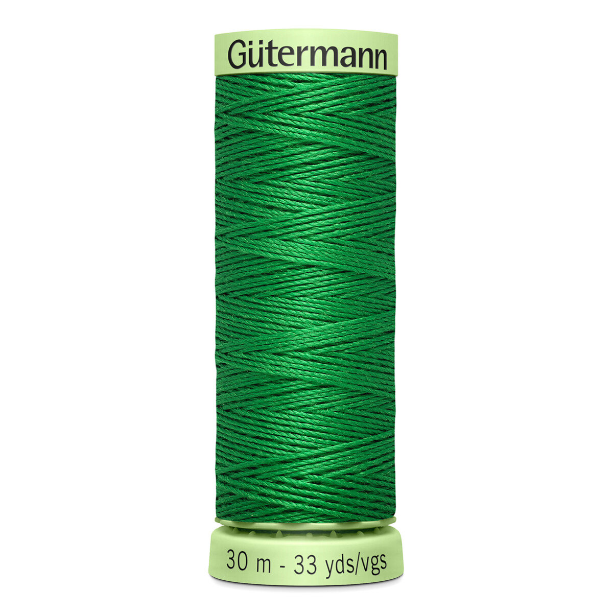 Нитки швейные Top Stitch 30/30 м для декоративной отстрочки, 100% полиэстер, Gutermann 744506 (396 ярко-зеленый), 5 шт
