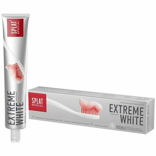 SPLAT Паста зубная Special Extreme White, 75 мл зубная паста splat special extreme white экстра отбеливание 75 мл 112 16042 0101