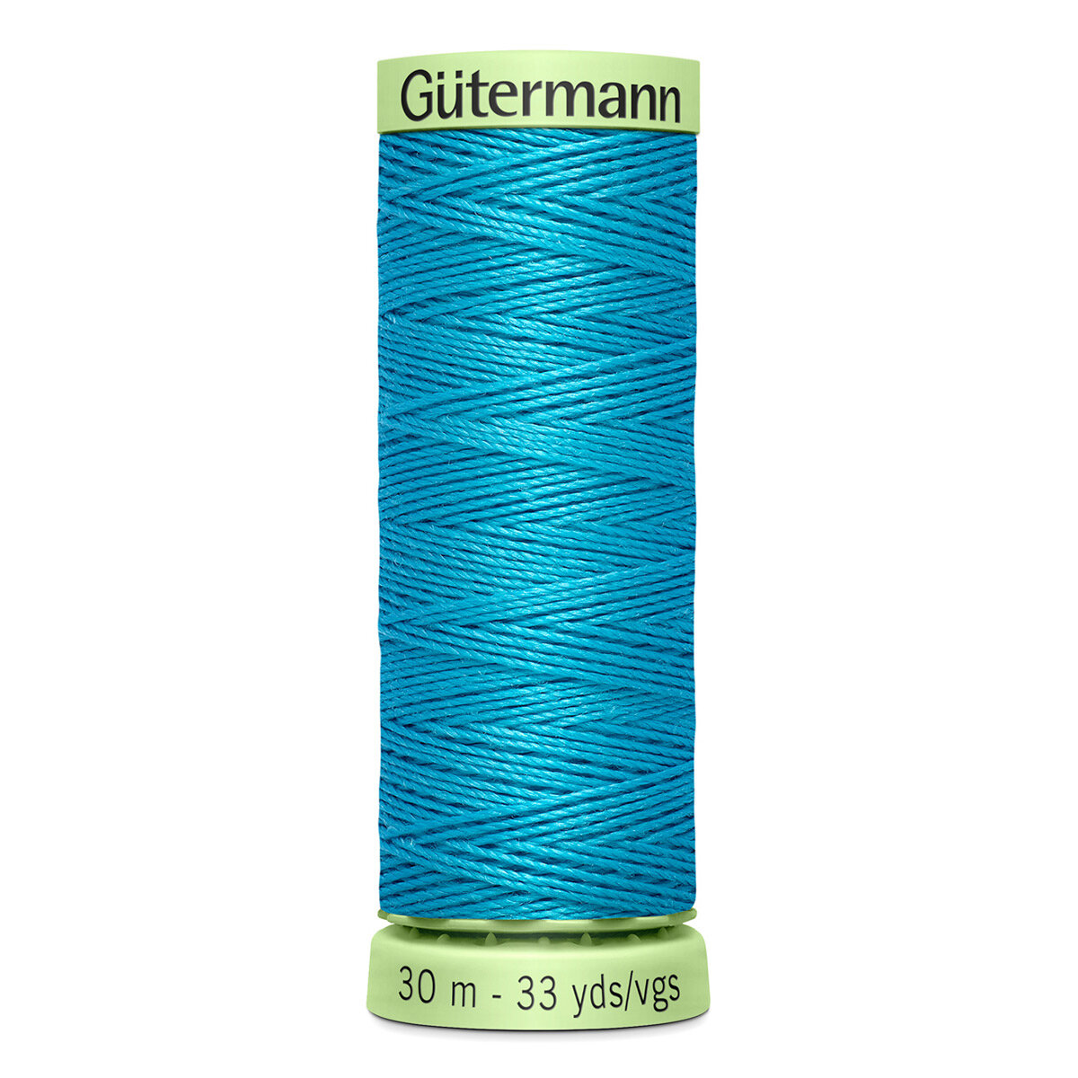 Нитки швейные Top Stitch 30/30 м для декоративной отстрочки, 100% полиэстер, Gutermann 744506 (736 голубая лагуна), 5 шт