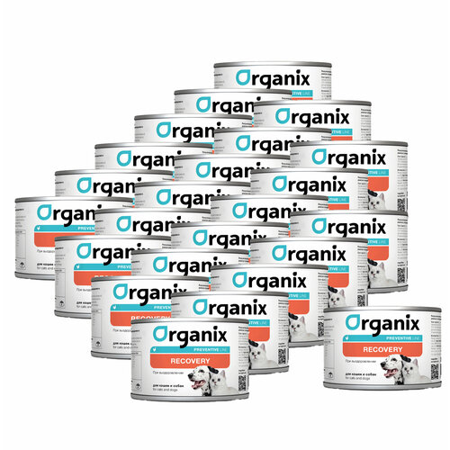 Organix Recovery Консервы для кошек и собак в период анаорексии, выздоровления и послеоперационного восстановления 240 г х 24шт.