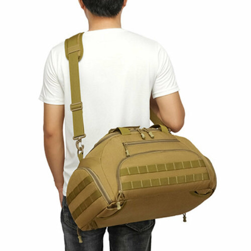 фото Сумка спортивная guangzhou road cape tourism supplies, 25х28х50 см, ручная кладь, хаки