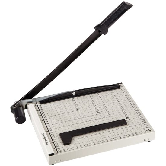 Резак сабельный Спейс А4 OfficeSpace "Officeblade" CS412 300мм до 12л металлическая станина