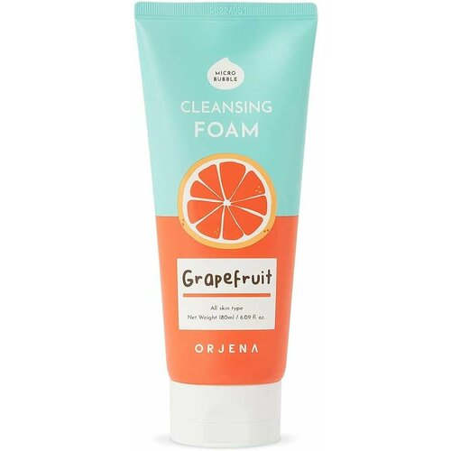 ORJENA Пенка для умывания с экстрактом грейпфрута Grapefruit Cleansing Foam пенка для умывания с экстрактом грейпфрута orjena cleansing foam grapefruit 180 мл