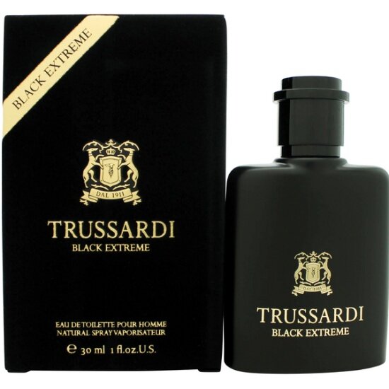 Мужская туалетная вода Trussardi Black extreme, 30 мл