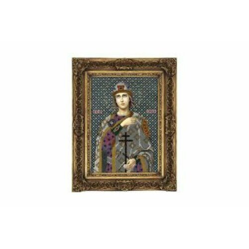 Набор для вышивания бисером вышиваем бисером Святой Глеб, 19*27см