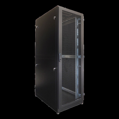 Шкаф ЦМО серверный напольный 42U (600 1200) дверь перфорированная 2 шт. перфорированная труба 25х25х2 мм l 1200 2 шт