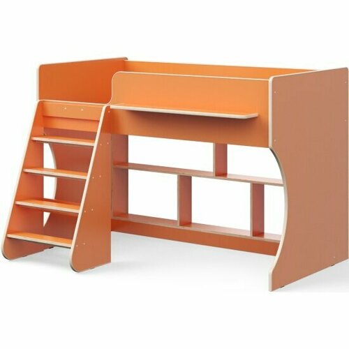 Кровать-чердак Капризун Р436 2 оранжевый 15360₽