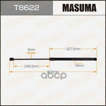 Упор газовый Masuma арт. T8622