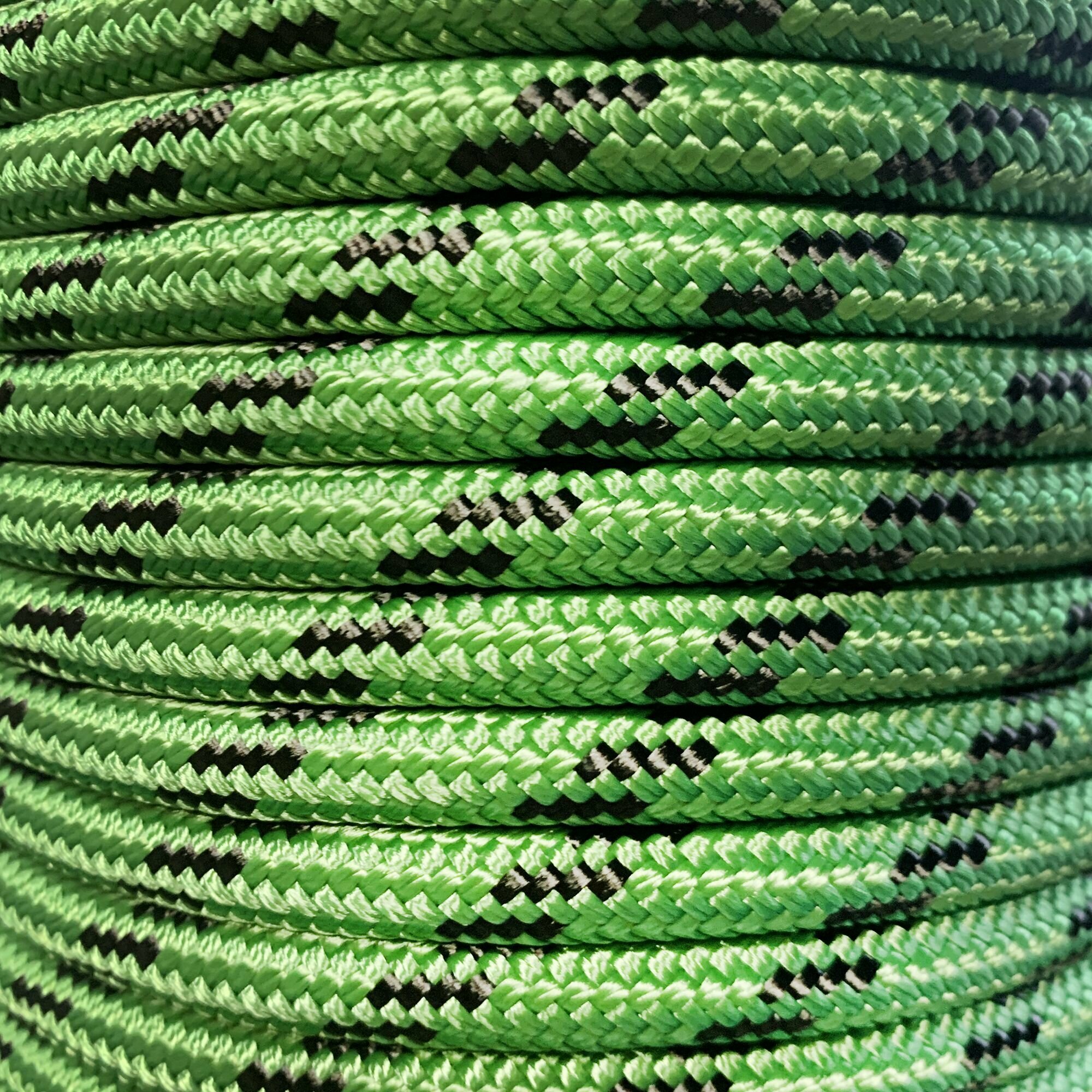 Веревка альпинистская паракорд репшнур 8 мм (5 метров) статическая полиамидная с сердечником 36 прядная