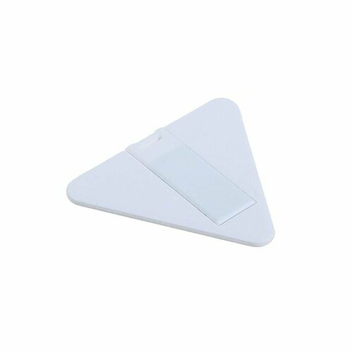 Флешка, 8 Гб, USB2.0, треугольная визитная карточка, под УФ-печать, белая (1шт.)