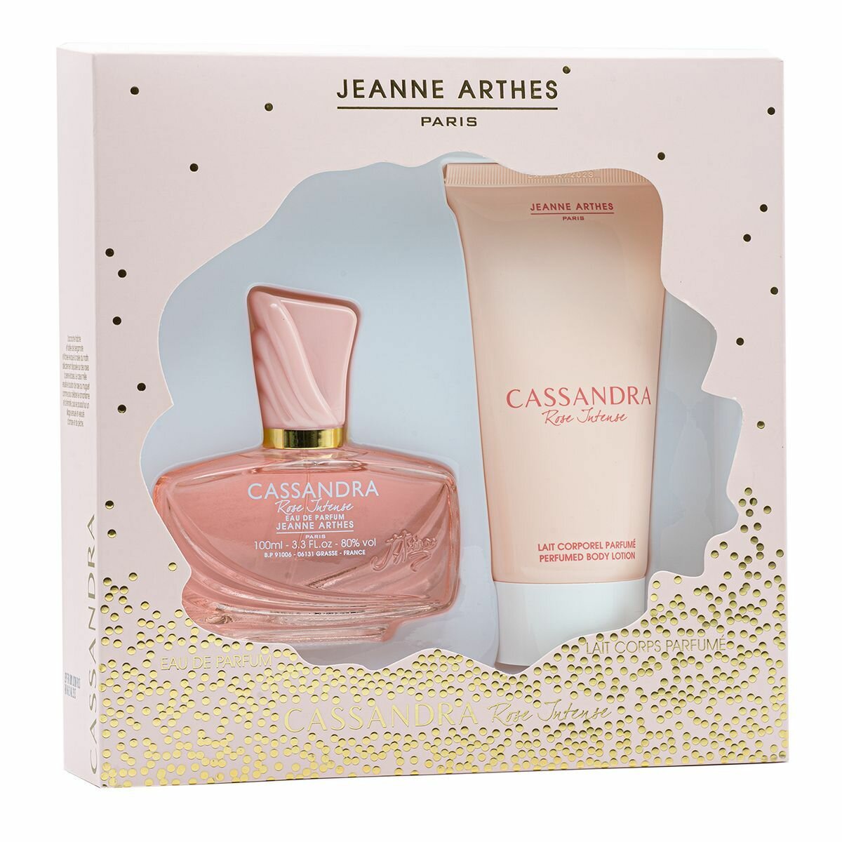 Jeanne Arthes Cassandra Подарочный набор для женщин: Парфюмерная вода Rose Intense 100 мл + лосьон для тела Rose Intense 150 мл