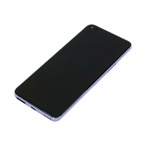 Дисплей для Honor 50 Lite 4G (в сборе с тачскрином) в рамке, фиолетовый, 100% дисплей для huawei honor x6 4g в сборе с тачскрином в рамке черный 100%