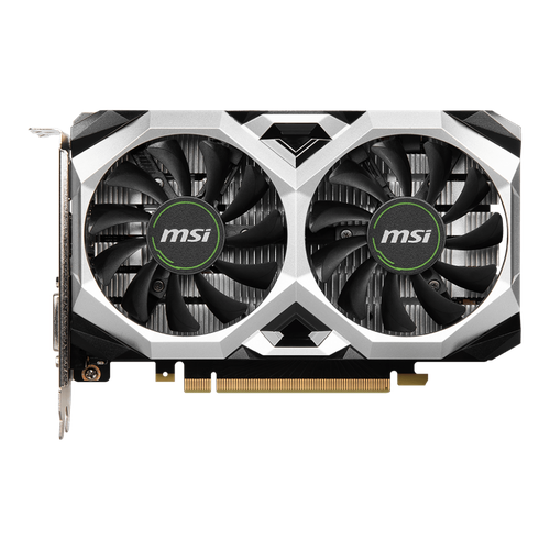 NVidia GeForce PCI-E MSI GTX 1650 D6 VENTUS XS V1 NV GTX1650 4096Mb 128 GDDR6 148512000 DVIx1HDMIx1DP 2509000₽