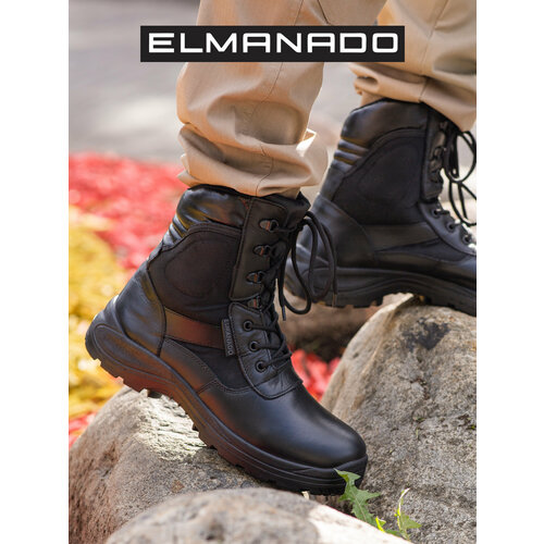 Ботинки берцы, размер 42, черный