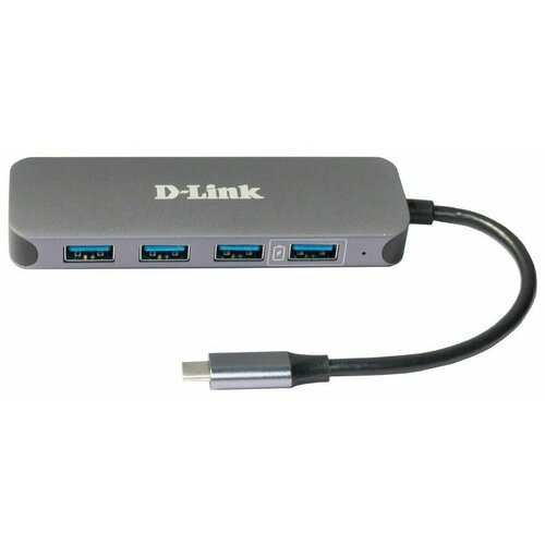 Разветвитель D-Link USB 30 DUB-2340 2порт DUB-2340A1A черный 492000₽