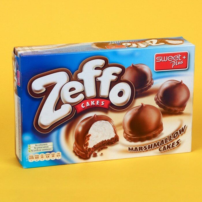 Печенье с суфле ZEFFO в глазури из какао-молока, 150 г